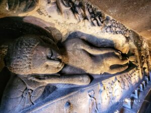 Ajanta Cave 26 - Reclining Buddha