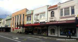 Art Deco facades in Napier