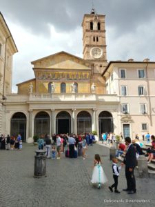 Basilica di Santa Maria in Trastevere Rome exterior