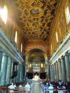 Basilica di Santa Maria in Trastevere Rome interior