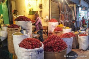 Chillies at Bikaner market