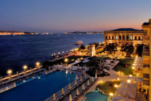 Ciragan Palace Kempinski Istanbul Exterior at Night-001