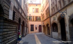Cobbled streets of Lyon France