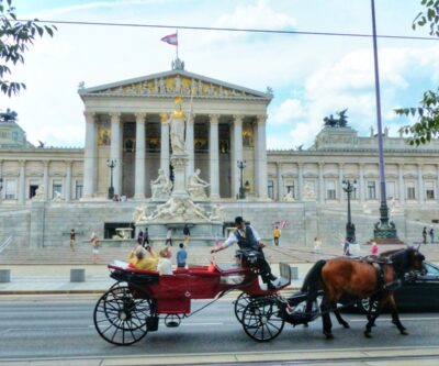 Horse carriage on Ringstrasse, Vienna