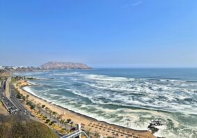 View from El Malecon, Miraflores, Lima, Peru