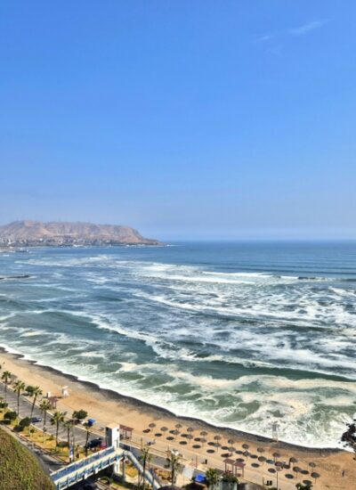 View from El Malecon, Miraflores, Lima, Peru