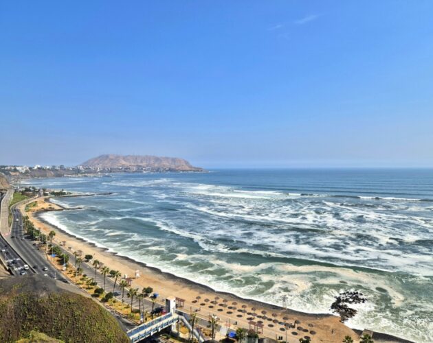 View from El Malecon, Miraflores, Lima, Peru