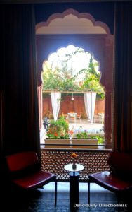 Curved arches at Narendra Bhawan