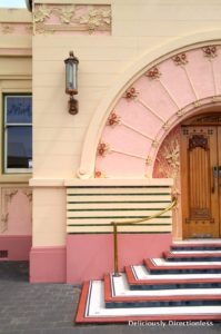Detail of National Tobacco Building Napier New Zealand