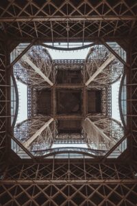 Eiffel Tower Interior - Photo by Luca DelPiccolo on Unsplash