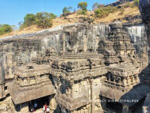 Ellora Caves Top view