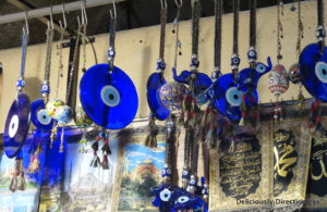 Evil eye trinkets at Grand Bazaar