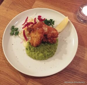 Fried cod tongue at Bardus Bistro Tromsø