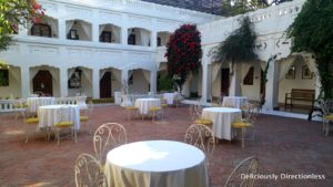 Inner courtyard of Lebua Lucknow