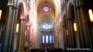 Inside Saint-Jean Baptist Cathedral