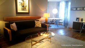 Living room of Republic Suite at Narendra Bhawan