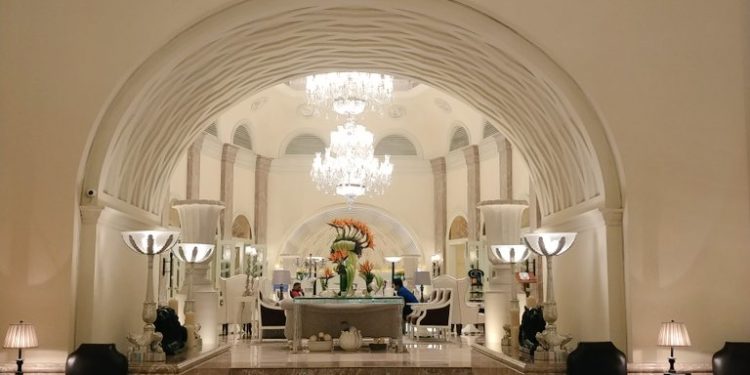 Lobby at Hilton Mumbai International Airport