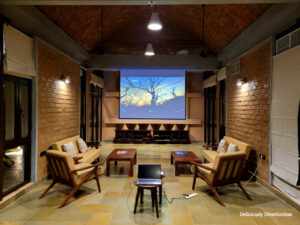 Lounge Waghoba Eco Lodge © Prachi Joshi