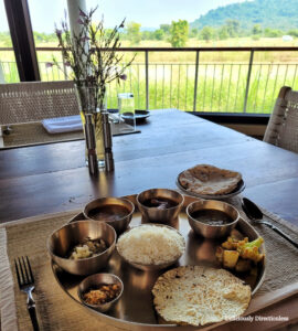 Maharashtrian thali Waghoba Eco Lodge © Prachi Joshi