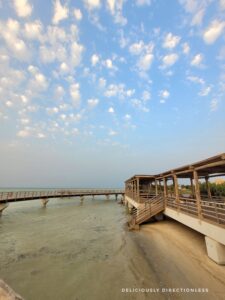 Mangrove deck at Zulal Wellness Resort