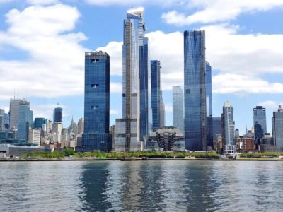 Manhattan skyline with Hudson Yards