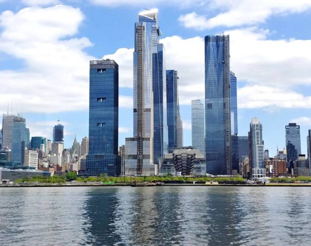Manhattan skyline with Hudson Yards