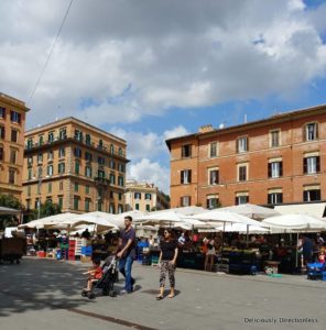 Market in Trastevere Rome 