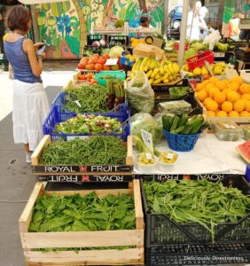 Market in Trastevere Rome 