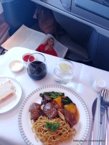 Meal 2 Singapore Airlines Business Class