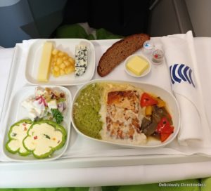 Meal on-board Finnair Business Class 1