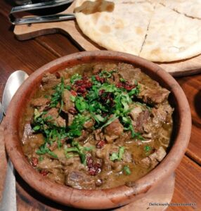 Meat stew in Tbilisi
