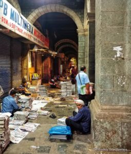 Newspaper distributor at CST