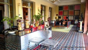 Outer veranda or patio of Narendra Bhawan