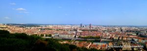 Panorama View from Fourviere Hill Lyon France