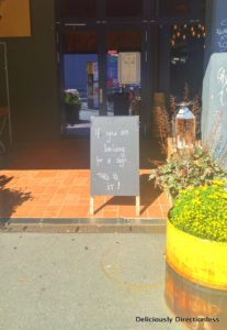 Random sign in Zurich West