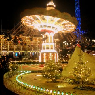 Rides at Tivoli Gardens Copenhagen