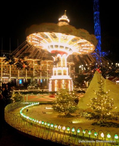 Rides at Tivoli Gardens Copenhagen
