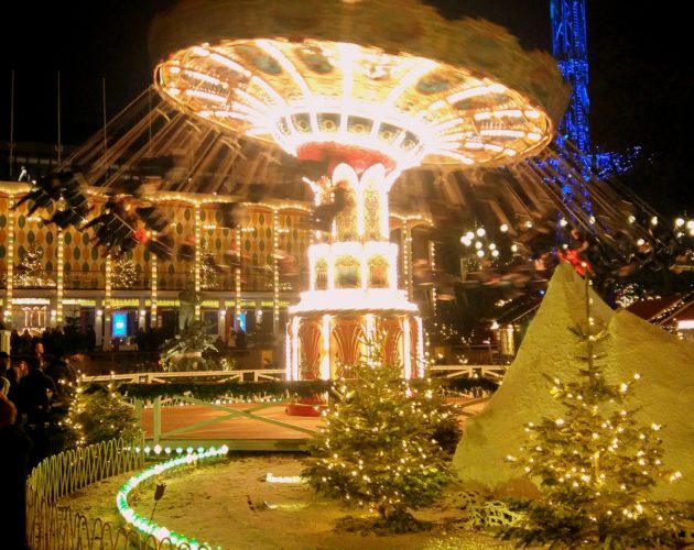 Rides at Tivoli Gardens Copenhagen