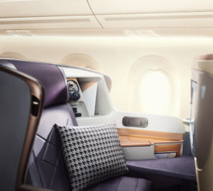 Singapore Airlines Business Class Seat