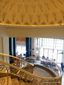 Staircase to teh Brasserie at Hilton Mumbai International Airport