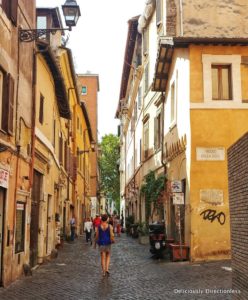 Streets of Trastevere Rome 