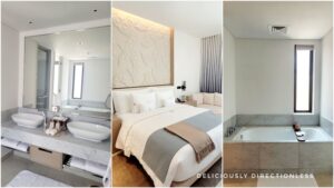 Suite interiors at Zulal Wellness Resort