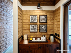 Tea-coffee station Waghoba Eco Lodge © Prachi Joshi