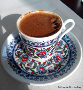 Turkish Coffee at Ciragan Palace Kempinski Istanbul