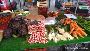 Vegetables at Marché Quai Saint-Antoine Lyon France