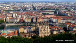 View from Fourviere hill Lyon France