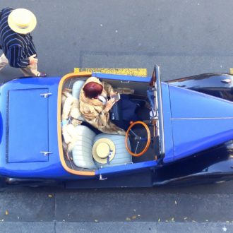 Vintage car in Napier New Zealand
