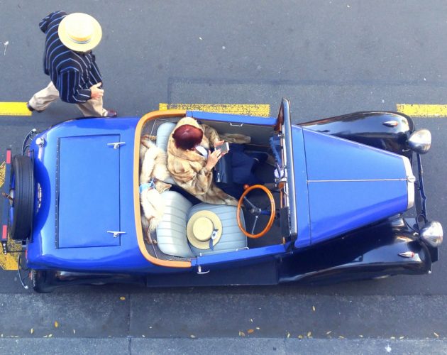 Vintage car in Napier New Zealand