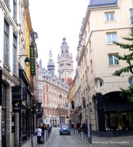 Vintage car ride in Lille
