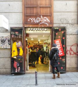 Vintage shops in Malasana Madrid